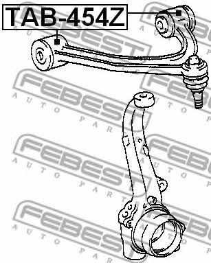 Silent block front upper arm Febest TAB-454Z