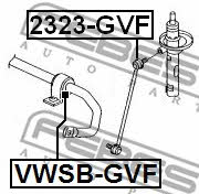 Front stabilizer bar Febest 2323-GVF