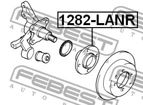 Febest Wheel hub – price 191 PLN