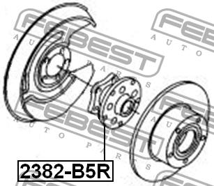 Febest Wheel hub – price