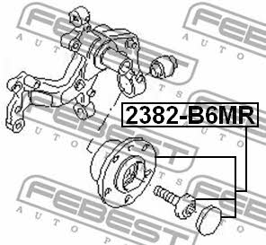 Febest Rear wheel hub – price 237 PLN