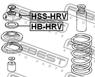 Febest Front Shock Absorber Support – price 114 PLN