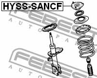 Strut bearing with bearing kit Febest HYSS-SANCF