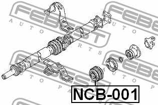 Febest Driveshaft outboard bearing – price 155 PLN