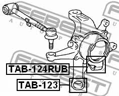 Febest Rear axle bush – price [object Object] PLN