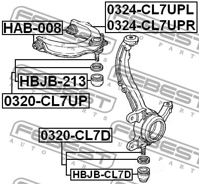 Febest Ball joint boot – price 18 PLN
