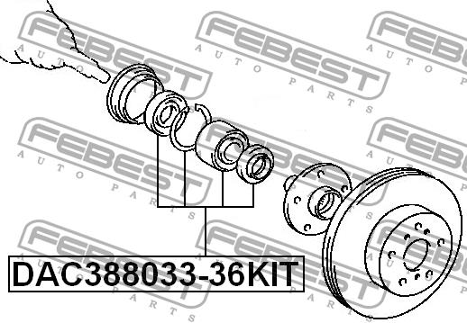Febest Front Wheel Bearing Kit – price 145 PLN