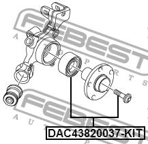 Febest Rear Wheel Bearing Kit – price 109 PLN