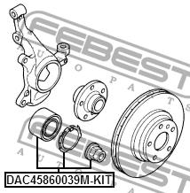 Buy Febest DAC45860039M-KIT at a low price in United Arab Emirates!