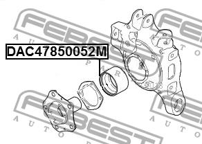 Febest Front wheel bearing – price 226 PLN