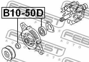 Febest Alternator bearing – price [object Object] PLN