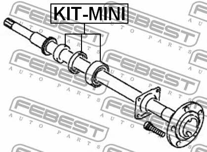 Drive shaft bearing Febest KIT-MINI