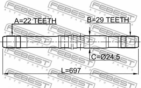 Buy Febest 1112NEXRH – good price at EXIST.AE!