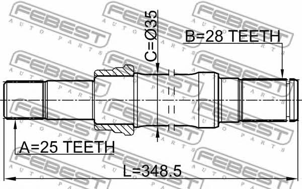 Buy Febest 1512-001 at a low price in United Arab Emirates!