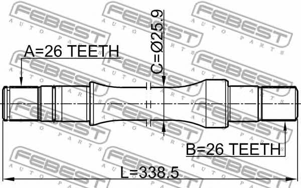 Buy Febest 0712-RH413 at a low price in United Arab Emirates!