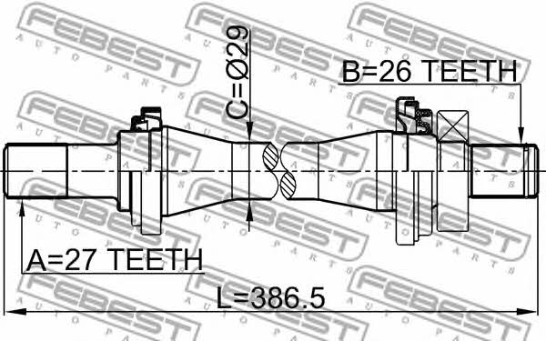 Buy Febest 1212-TUC at a low price in United Arab Emirates!