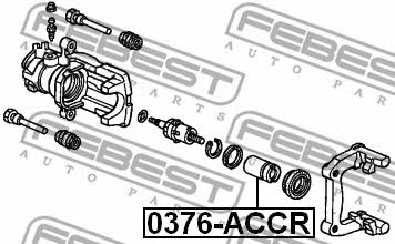 Febest Rear brake caliper piston – price 67 PLN