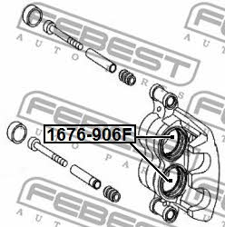 Febest Front brake caliper piston – price [object Object] PLN