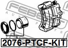 Febest Front brake caliper piston – price 91 PLN