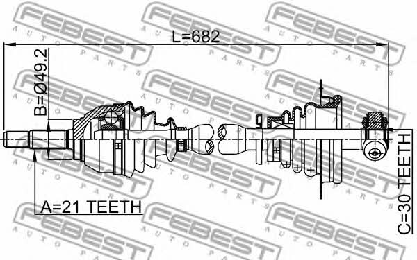 Buy Febest 2414-LOGLH at a low price in United Arab Emirates!