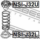 Febest Suspension spring plate rear – price 130 PLN