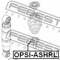 Febest Suspension spring plate rear – price 19 PLN