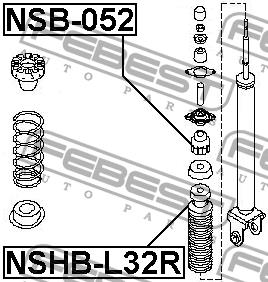 Febest Bellow and bump for 1 shock absorber – price 80 PLN