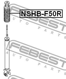 Febest Bellow and bump for 1 shock absorber – price 84 PLN