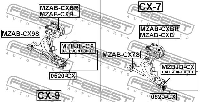 Febest Ball joint boot – price 13 PLN
