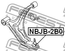 Febest Ball joint boot – price [object Object] PLN