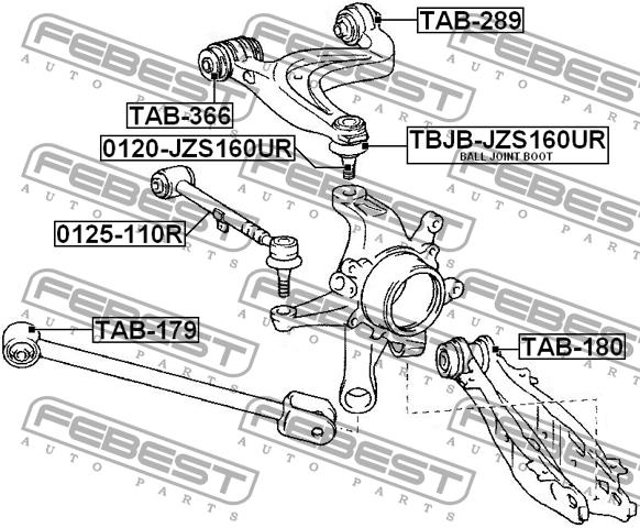 Febest Ball joint boot – price 12 PLN