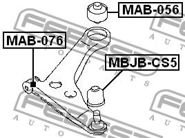 Febest Ball joint boot – price 16 PLN