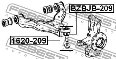 Buy Febest BZBJB209 – good price at EXIST.AE!