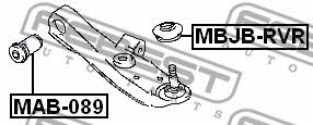 Ball joint boot Febest MBJB-RVR