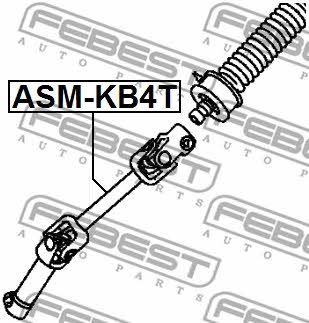 Febest Steering shaft – price 254 PLN