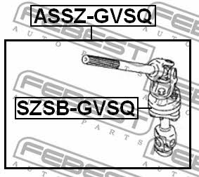 Febest Steering shaft – price 394 PLN