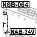 Febest Shock absorber bushing – price 14 PLN