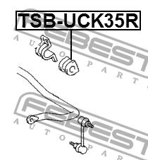 Rear anti roll bar bush Febest TSB-UCK35R
