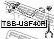 Rear stabilizer bush Febest TSB-USF40R