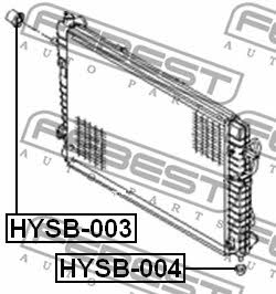 Febest Radiator hub – price 11 PLN