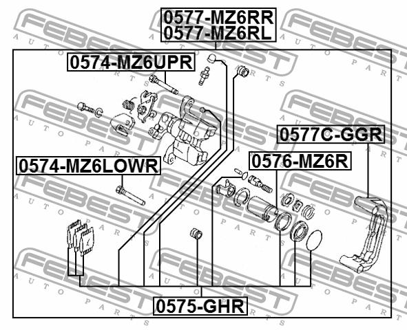 Buy Febest 0574MZ6LOWR – good price at EXIST.AE!