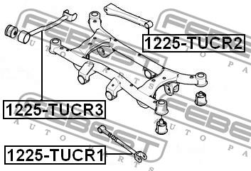 Traction rear longitudinal Febest 1225-TUCR3