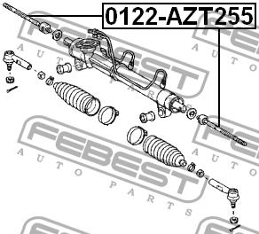 Febest Inner Tie Rod – price 77 PLN