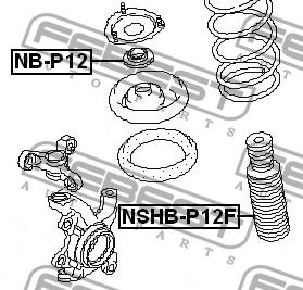 Febest Bellow and bump for 1 shock absorber – price 40 PLN