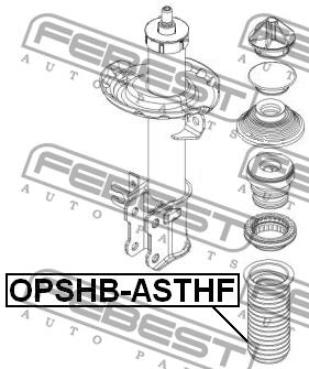 Febest Front shock absorber boot – price 35 PLN