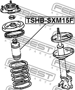Febest Bellow and bump for 1 shock absorber – price 51 PLN
