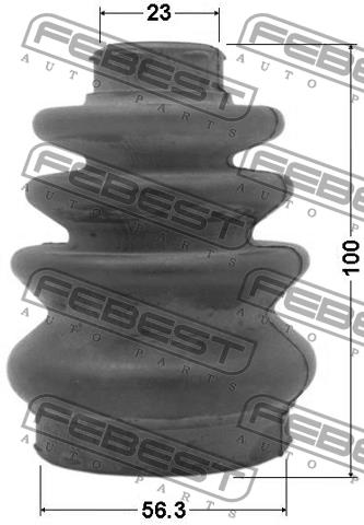Febest CV joint boot inner – price 50 PLN