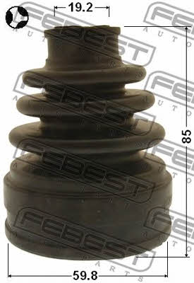 Febest Drive shaft inner boot, kit – price 43 PLN