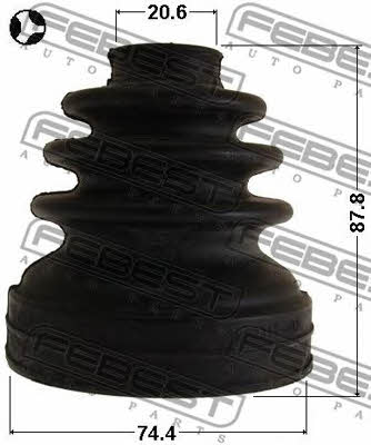 Febest CV joint boot inner – price 60 PLN