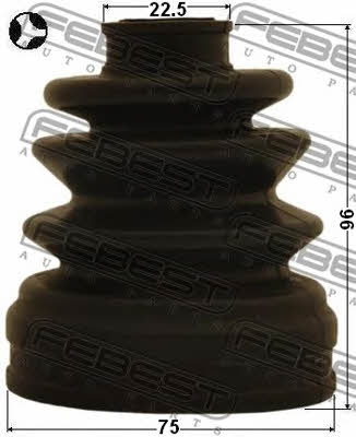 Febest CV joint boot inner – price 65 PLN